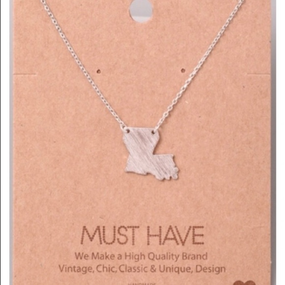 LOUISIANA State Pendant Necklace!!!